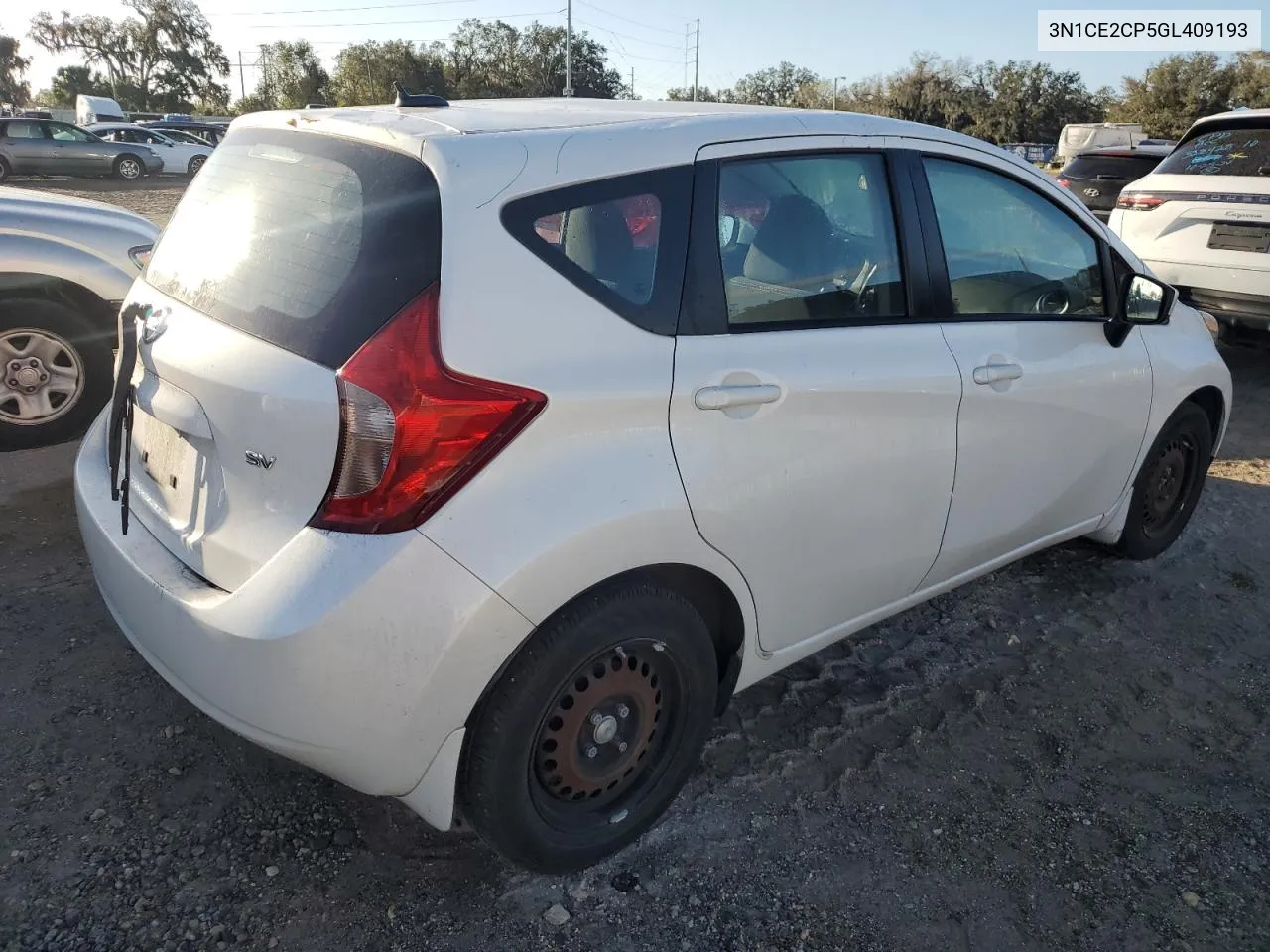 2016 Nissan Versa Note S VIN: 3N1CE2CP5GL409193 Lot: 78843794