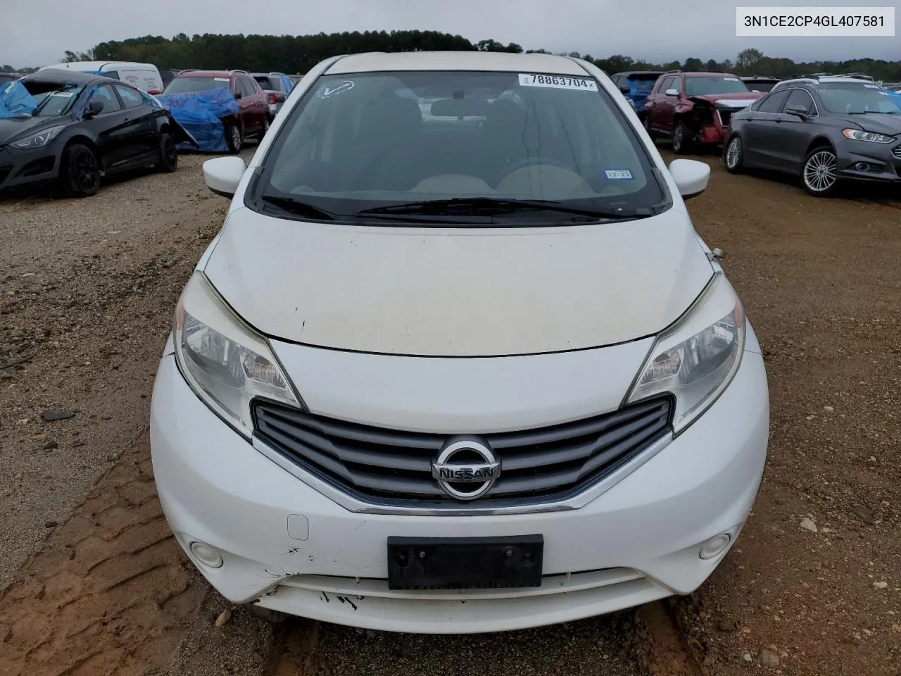 2016 Nissan Versa Note S VIN: 3N1CE2CP4GL407581 Lot: 78863704