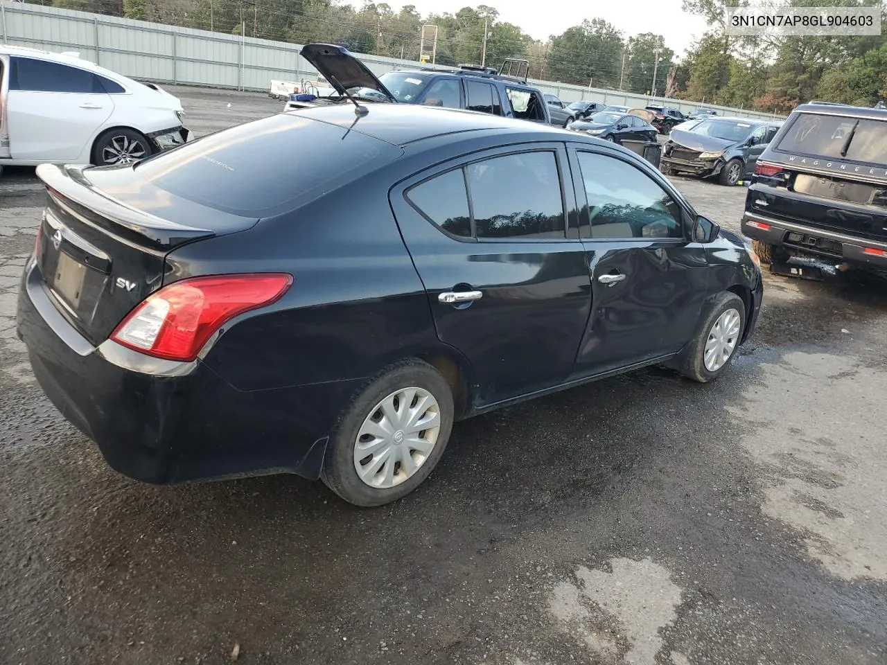 2016 Nissan Versa S VIN: 3N1CN7AP8GL904603 Lot: 78963774