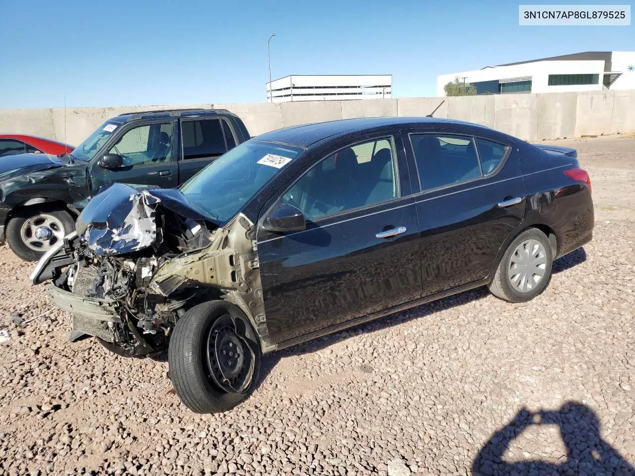 2016 Nissan Versa S VIN: 3N1CN7AP8GL879525 Lot: 79144754