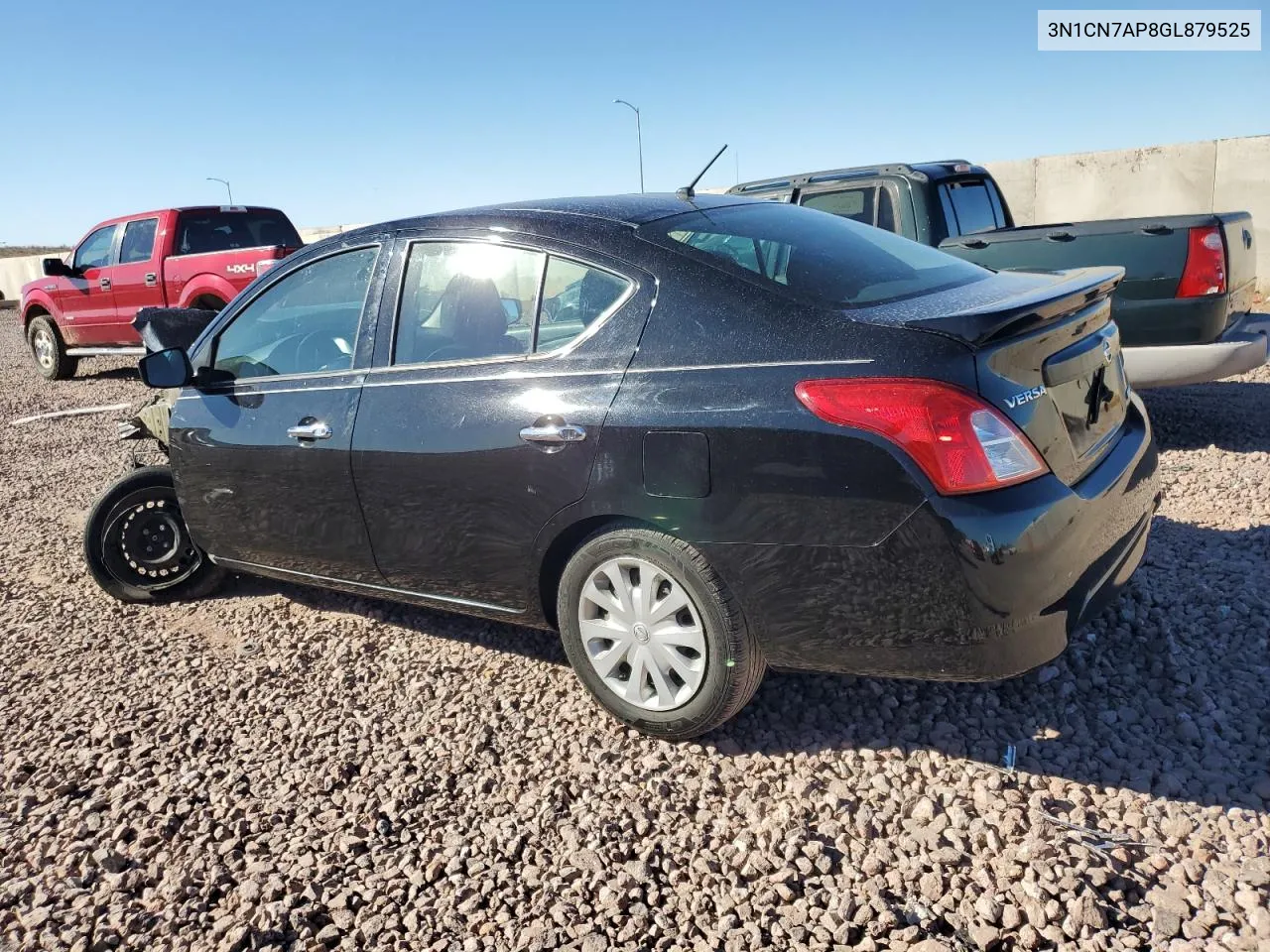 2016 Nissan Versa S VIN: 3N1CN7AP8GL879525 Lot: 79144754