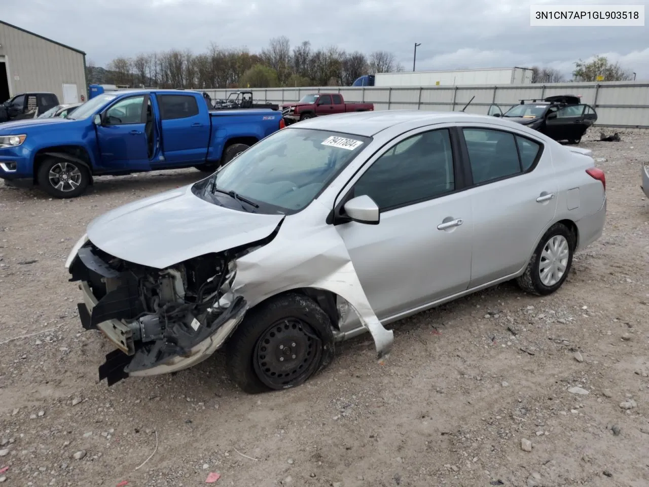 3N1CN7AP1GL903518 2016 Nissan Versa S