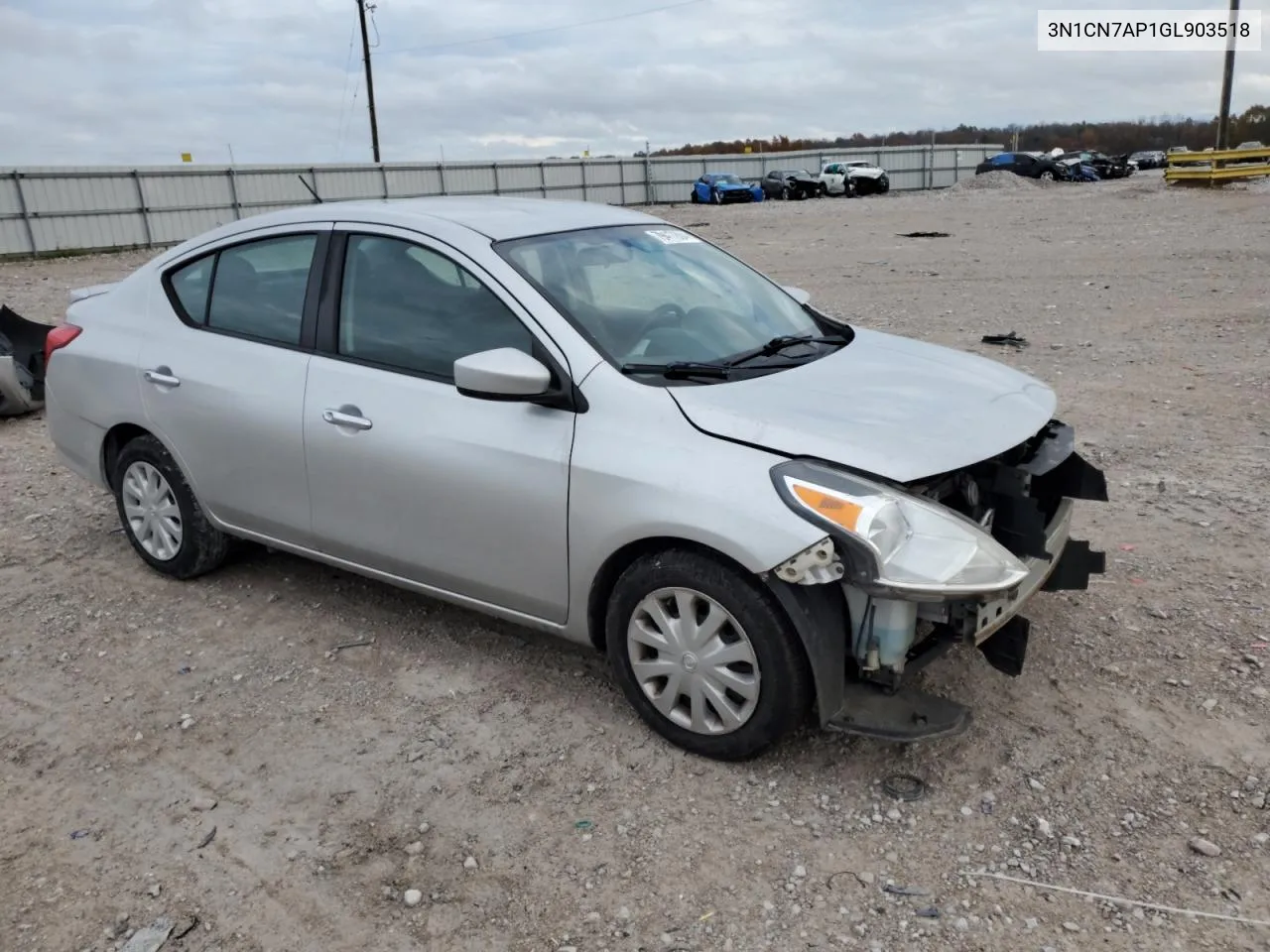 3N1CN7AP1GL903518 2016 Nissan Versa S