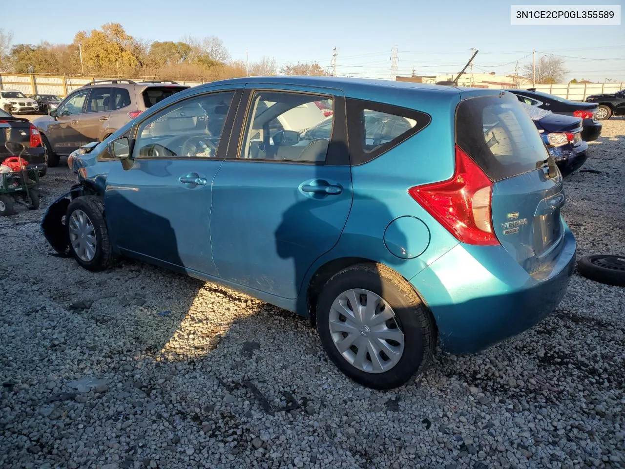 2016 Nissan Versa Note S VIN: 3N1CE2CP0GL355589 Lot: 79683944