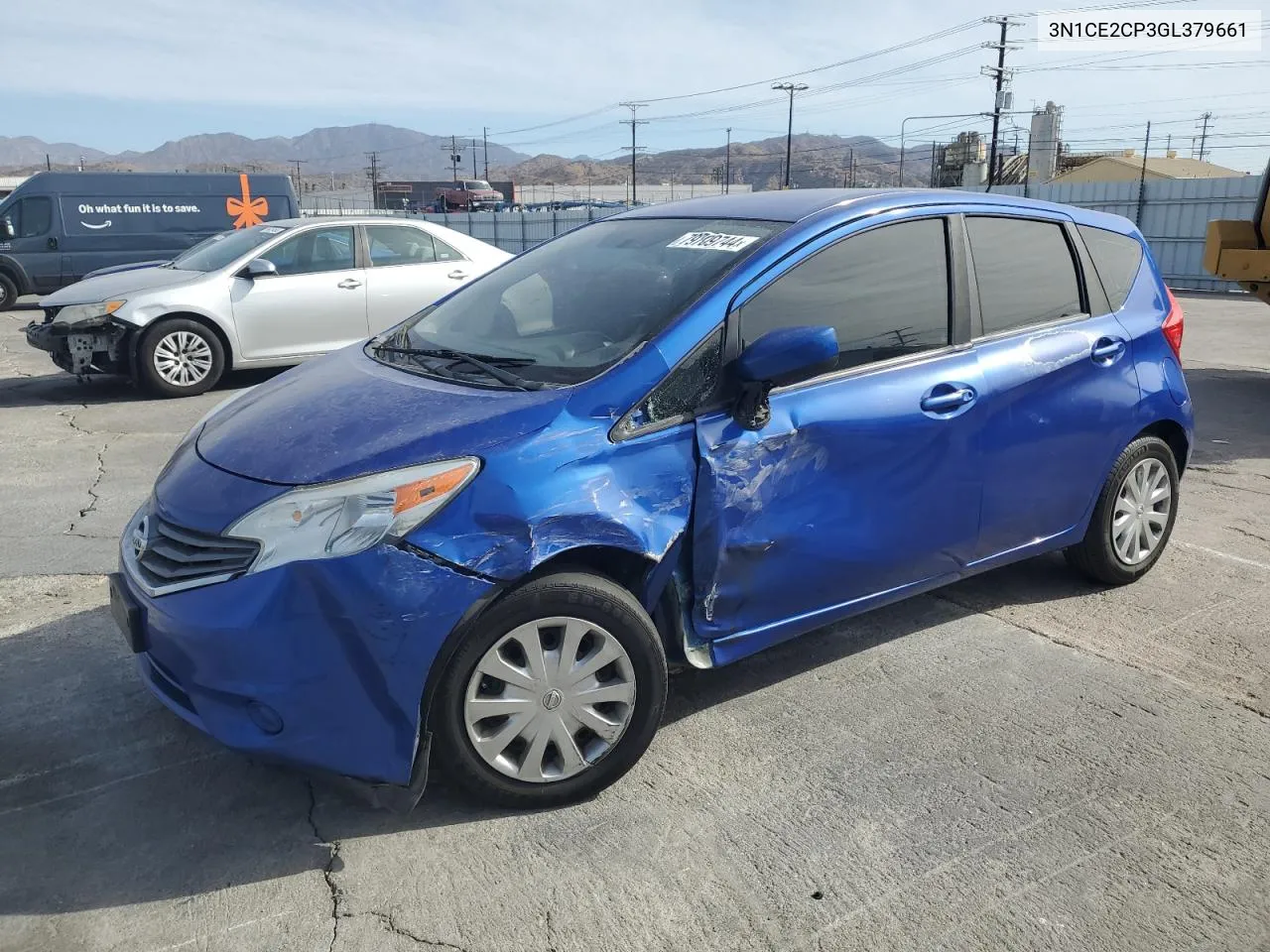 2016 Nissan Versa Note S VIN: 3N1CE2CP3GL379661 Lot: 79709744