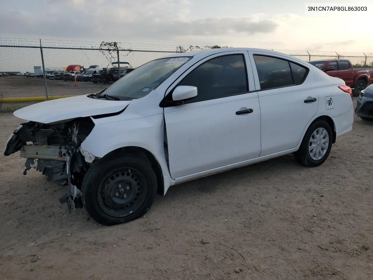 2016 Nissan Versa S VIN: 3N1CN7AP8GL863003 Lot: 79719104