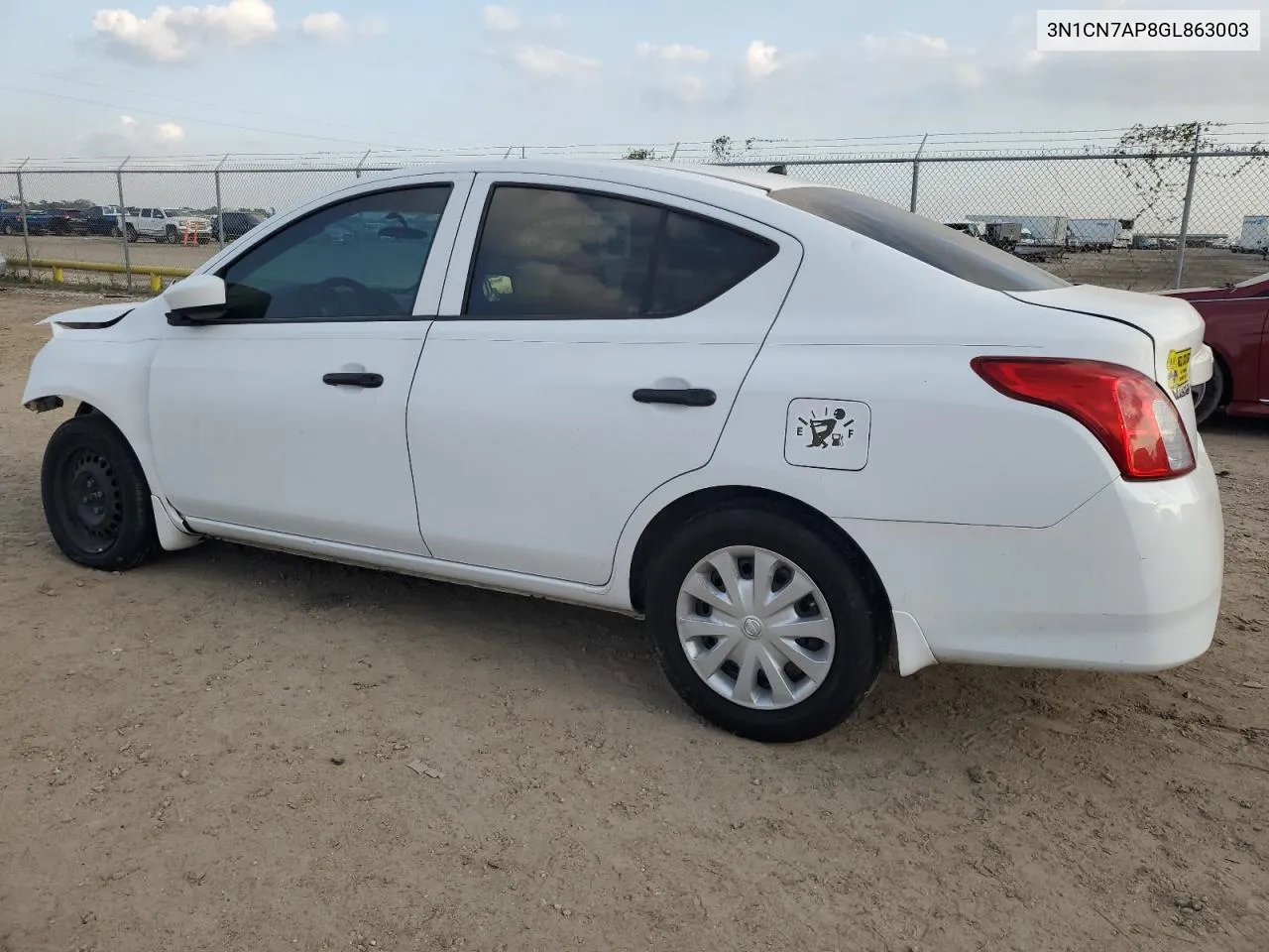 2016 Nissan Versa S VIN: 3N1CN7AP8GL863003 Lot: 79719104