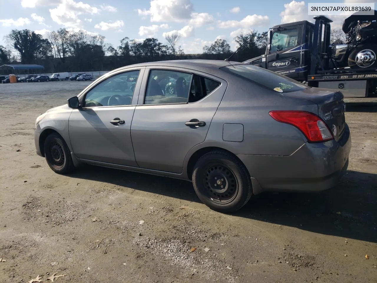 2016 Nissan Versa S VIN: 3N1CN7APXGL883639 Lot: 79914484