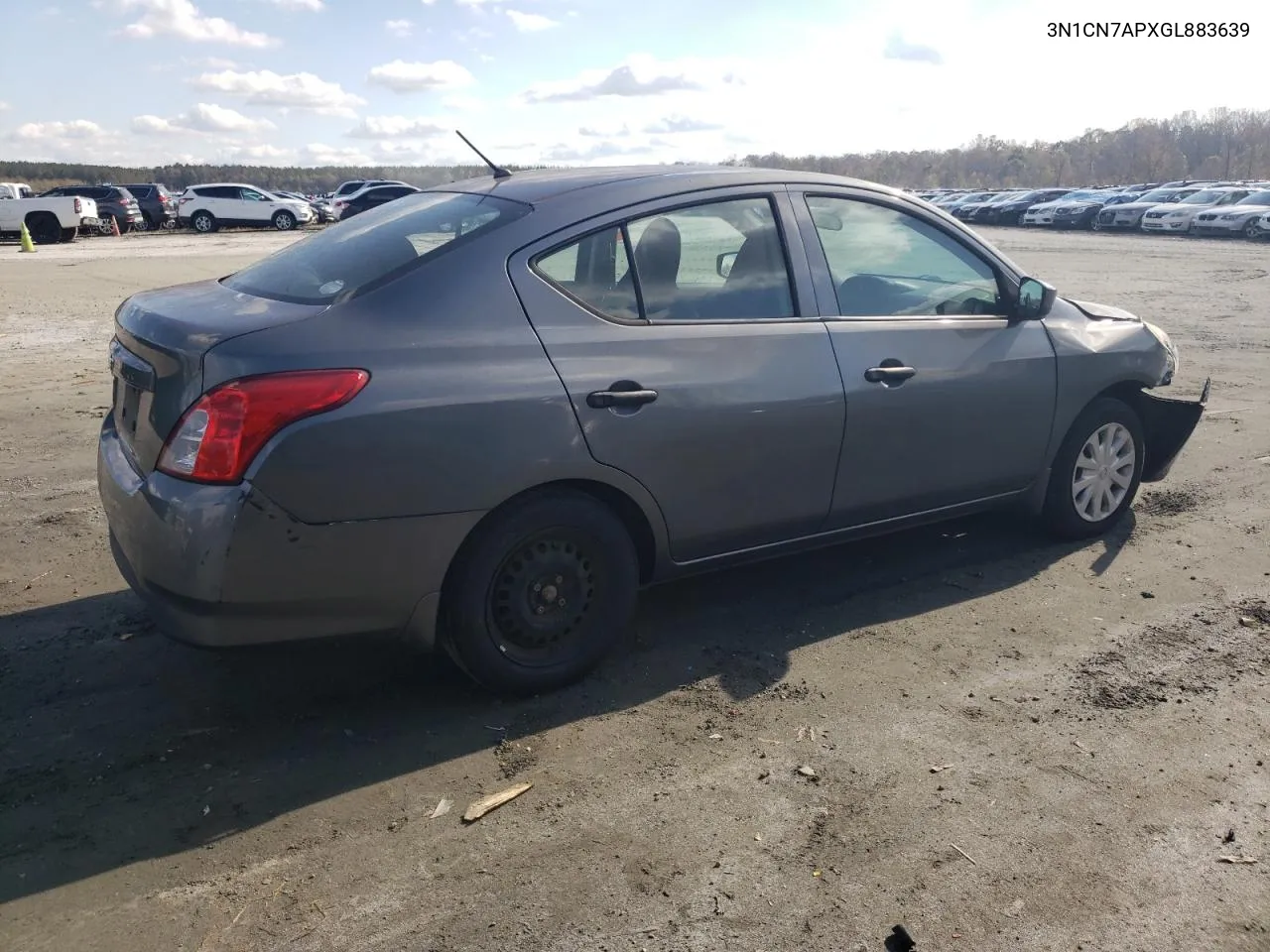 2016 Nissan Versa S VIN: 3N1CN7APXGL883639 Lot: 79914484