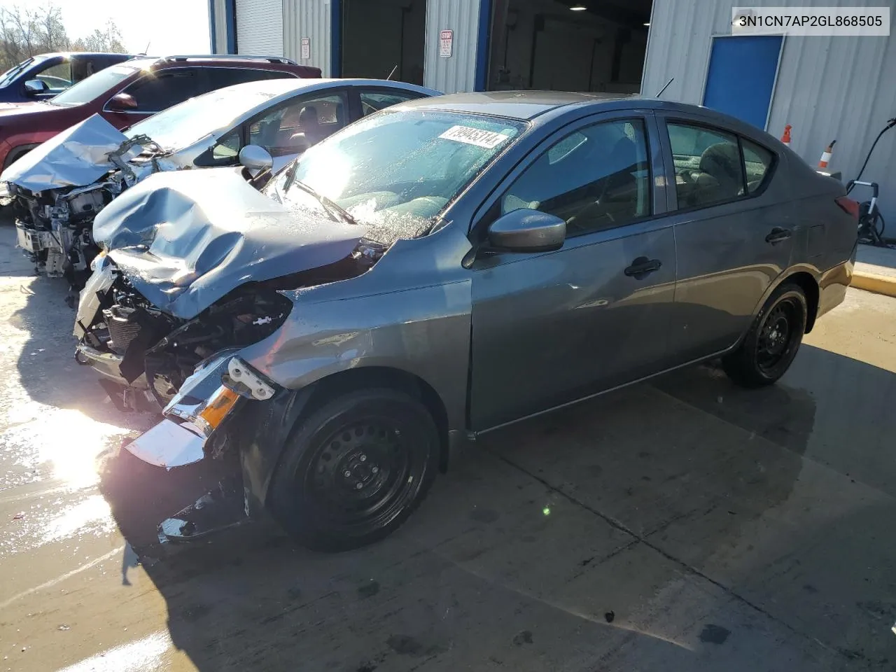 2016 Nissan Versa S VIN: 3N1CN7AP2GL868505 Lot: 79945314