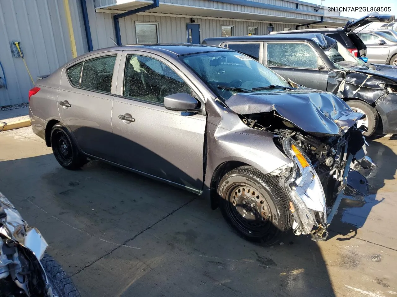 2016 Nissan Versa S VIN: 3N1CN7AP2GL868505 Lot: 79945314