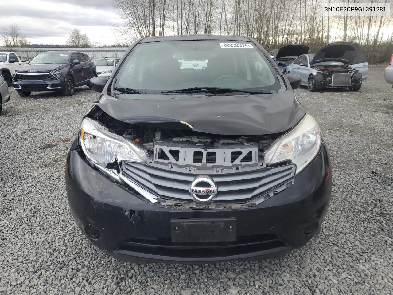 2016 Nissan Versa Note S VIN: 3N1CE2CP9GL391281 Lot: 80232374