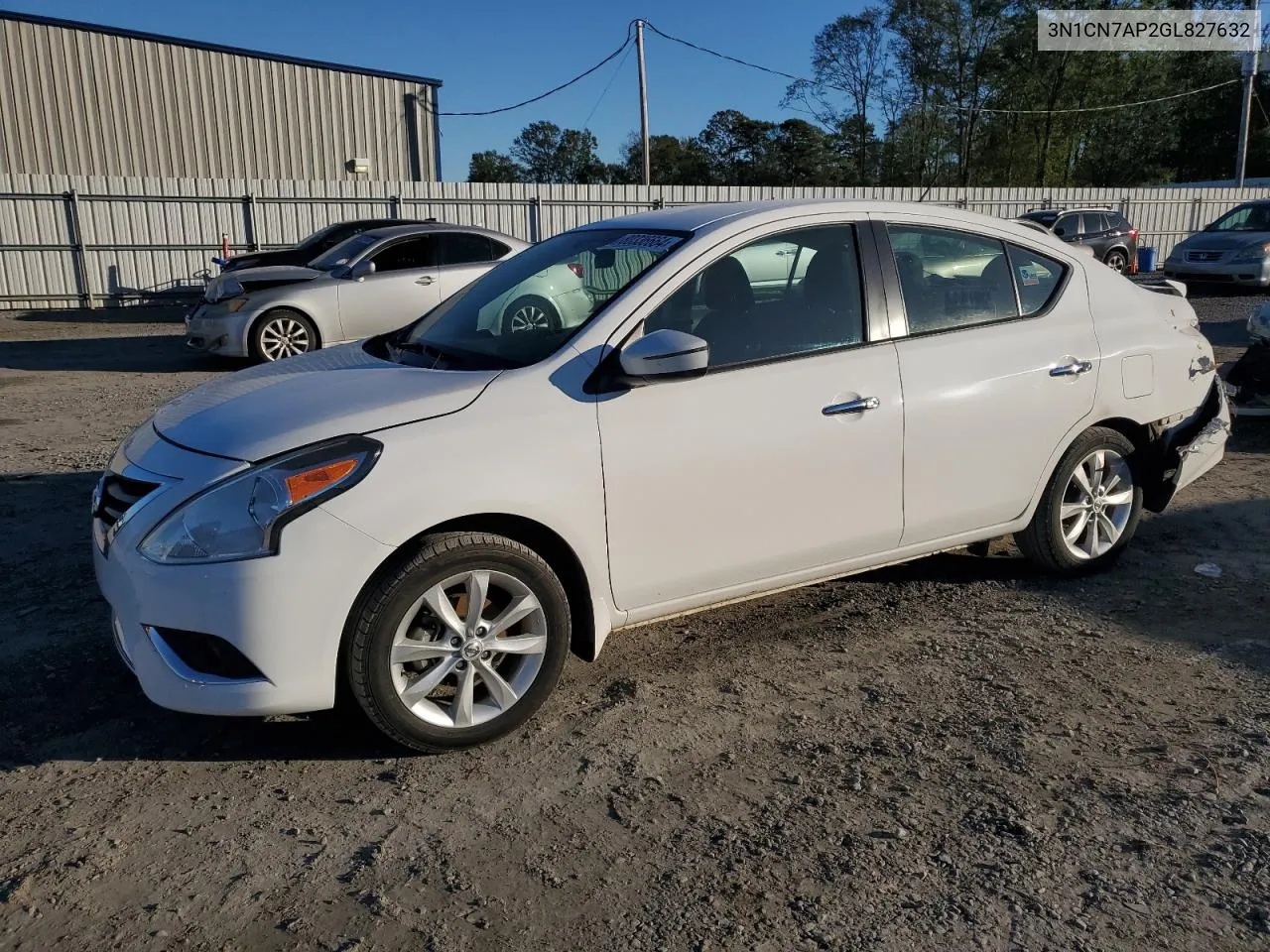 2016 Nissan Versa S VIN: 3N1CN7AP2GL827632 Lot: 80336664