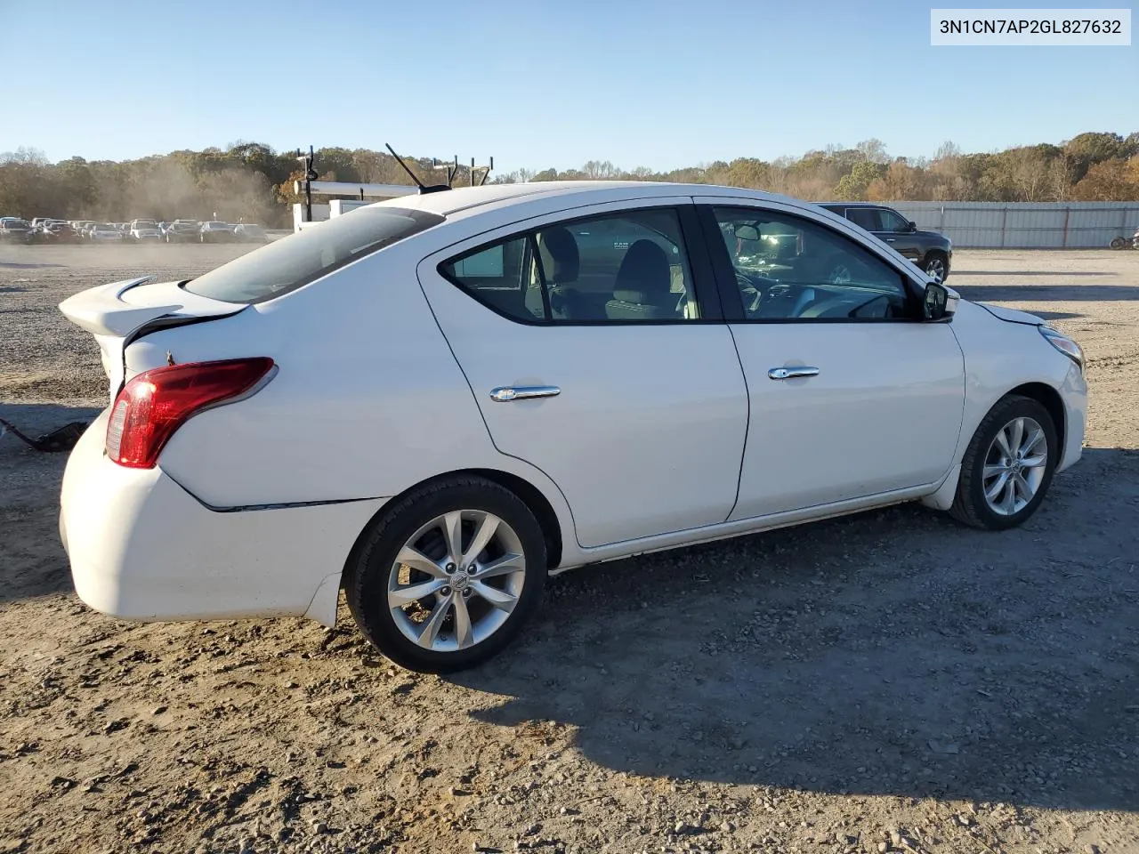 2016 Nissan Versa S VIN: 3N1CN7AP2GL827632 Lot: 80336664