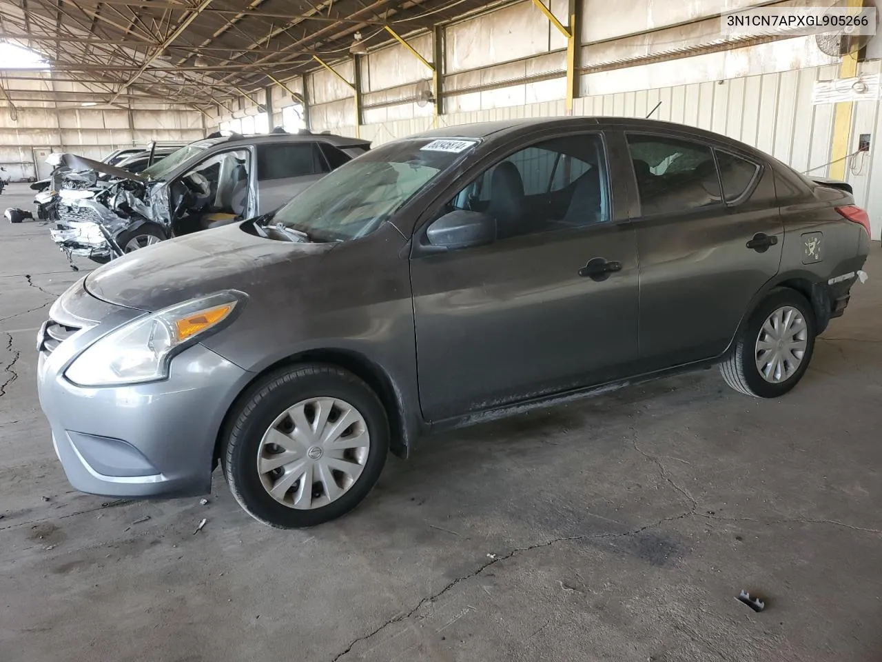 2016 Nissan Versa S VIN: 3N1CN7APXGL905266 Lot: 80345874