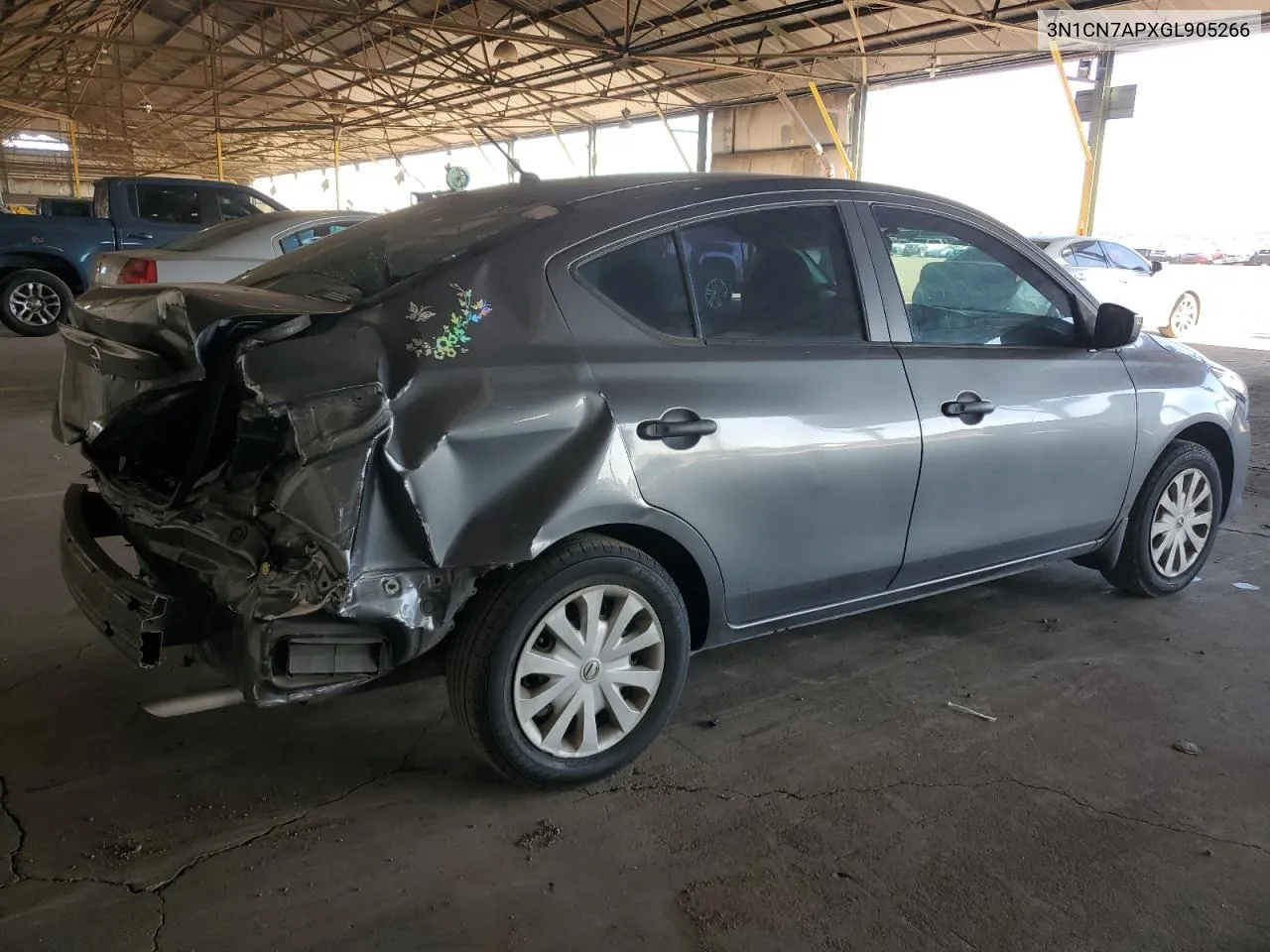 2016 Nissan Versa S VIN: 3N1CN7APXGL905266 Lot: 80345874