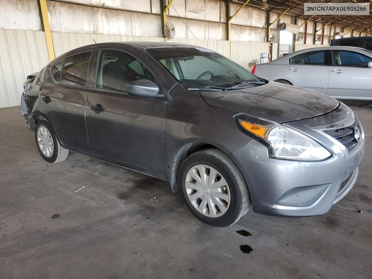 2016 Nissan Versa S VIN: 3N1CN7APXGL905266 Lot: 80345874