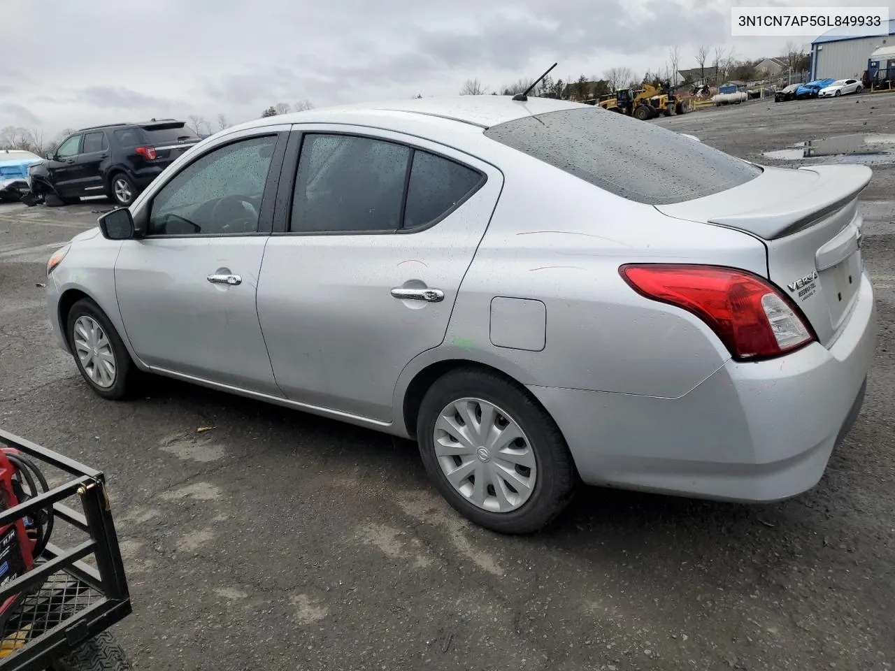 2016 Nissan Versa S VIN: 3N1CN7AP5GL849933 Lot: 80710034