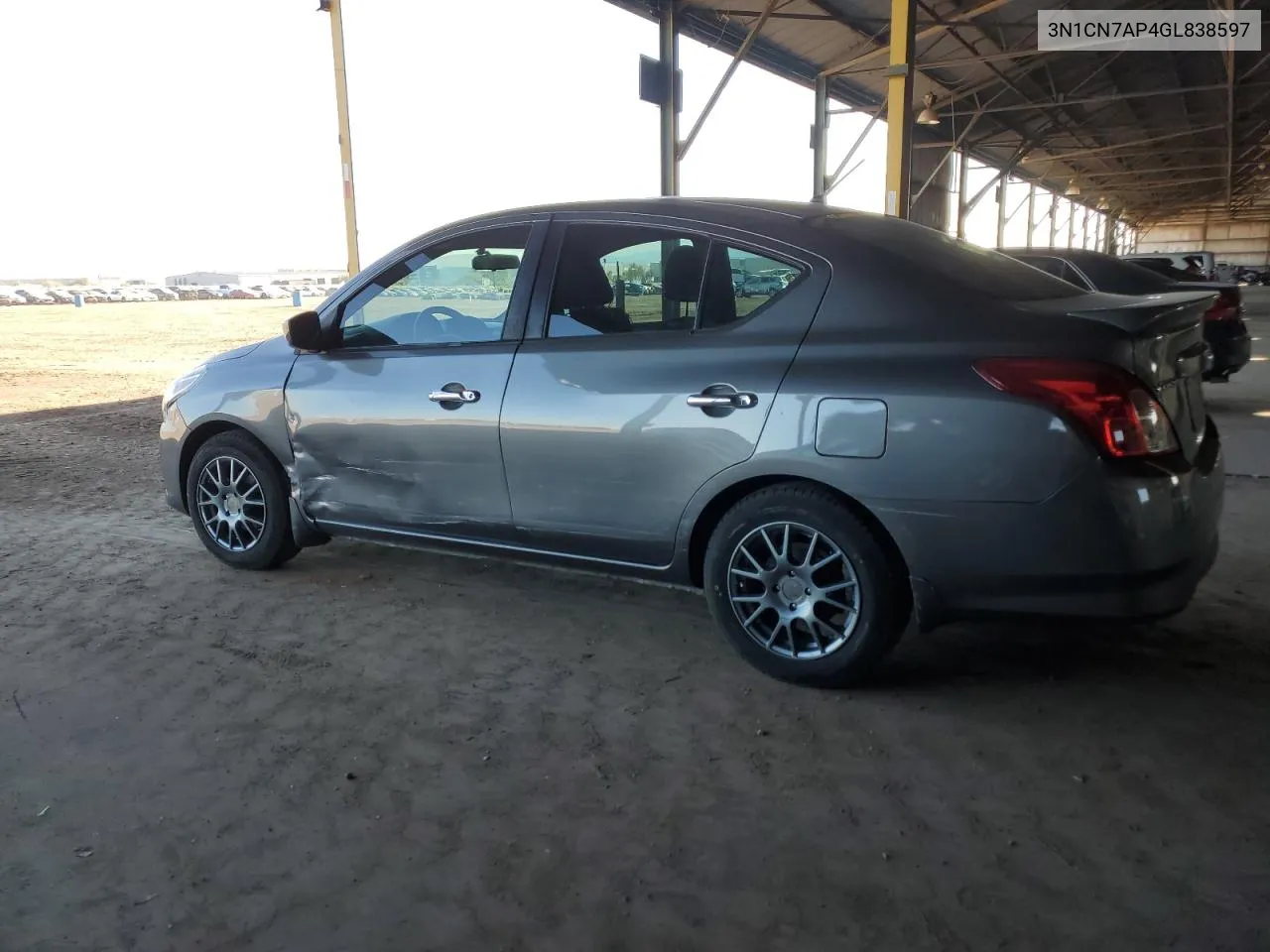 2016 Nissan Versa S VIN: 3N1CN7AP4GL838597 Lot: 81378344