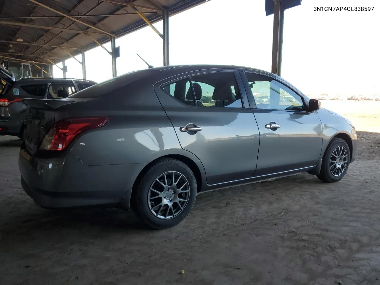 2016 Nissan Versa S VIN: 3N1CN7AP4GL838597 Lot: 81378344