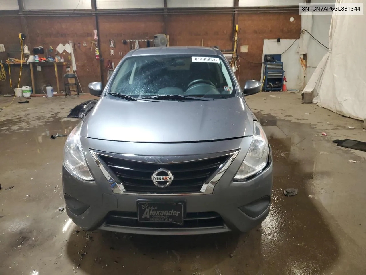 2016 Nissan Versa S VIN: 3N1CN7AP6GL831344 Lot: 81490884