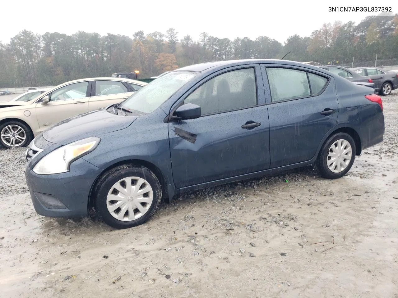 2016 Nissan Versa S VIN: 3N1CN7AP3GL837392 Lot: 81523094