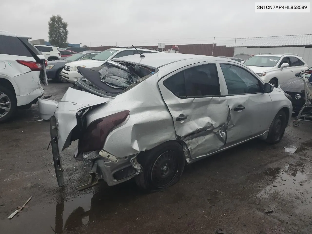 2017 Nissan Versa S VIN: 3N1CN7AP4HL858589 Lot: 39184864