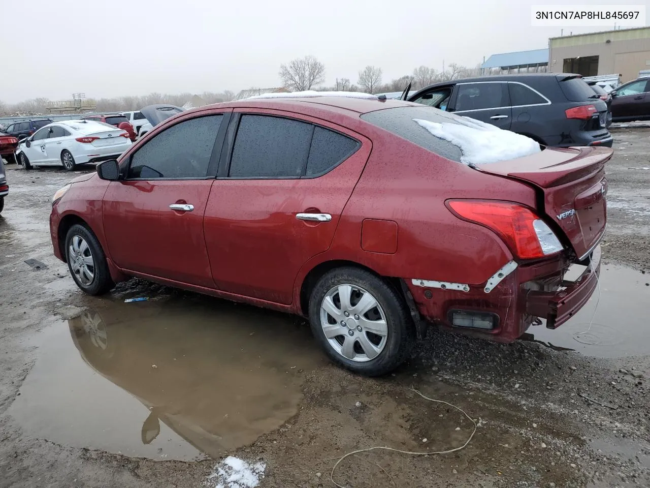 2017 Nissan Versa S VIN: 3N1CN7AP8HL845697 Lot: 39212744