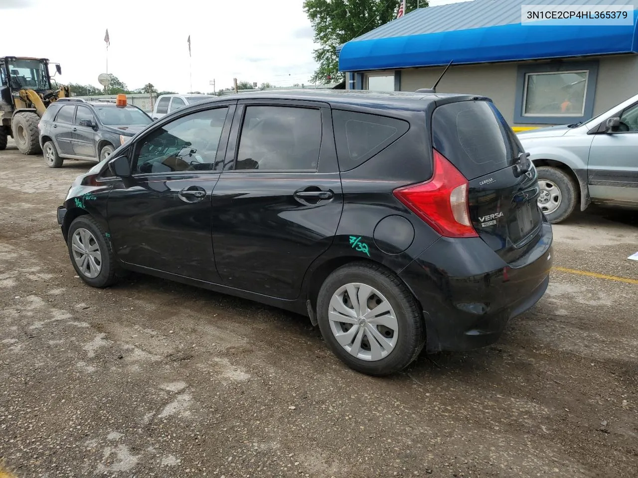 2017 Nissan Versa Note S VIN: 3N1CE2CP4HL365379 Lot: 53134324