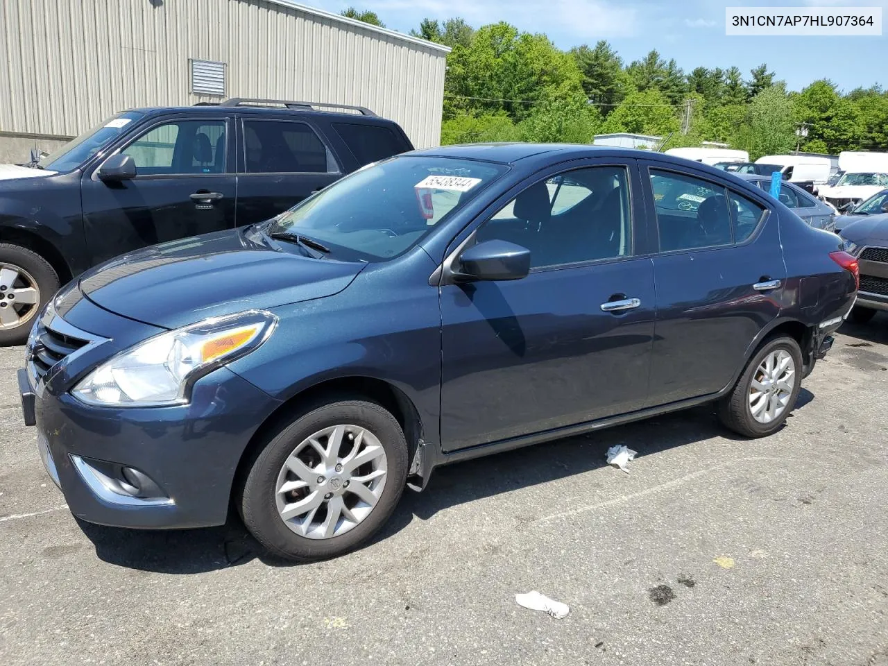 2017 Nissan Versa S VIN: 3N1CN7AP7HL907364 Lot: 55438344