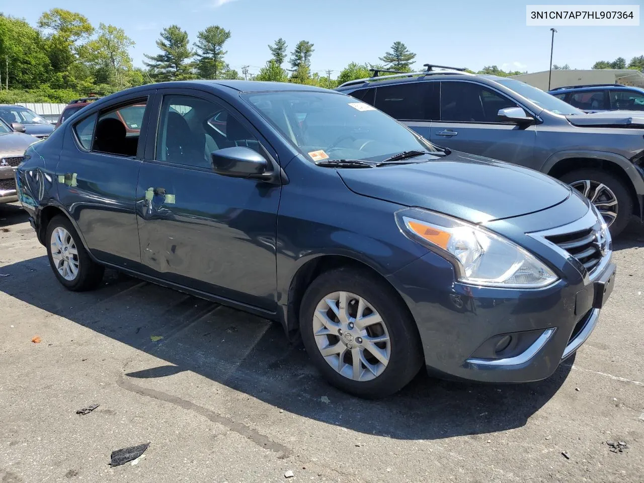 2017 Nissan Versa S VIN: 3N1CN7AP7HL907364 Lot: 55438344