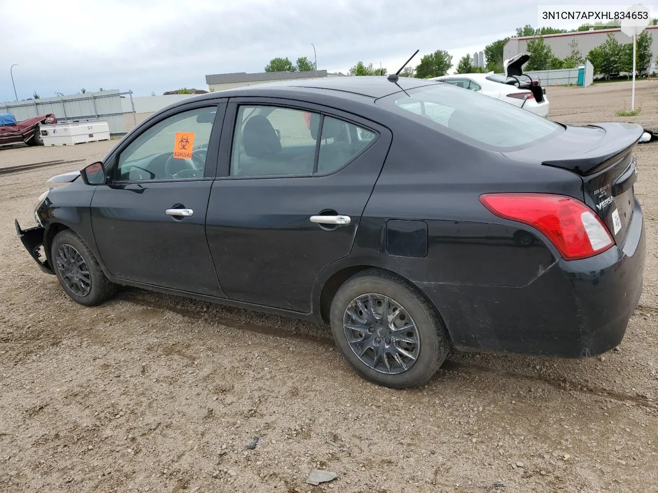 2017 Nissan Versa S VIN: 3N1CN7APXHL834653 Lot: 57292164