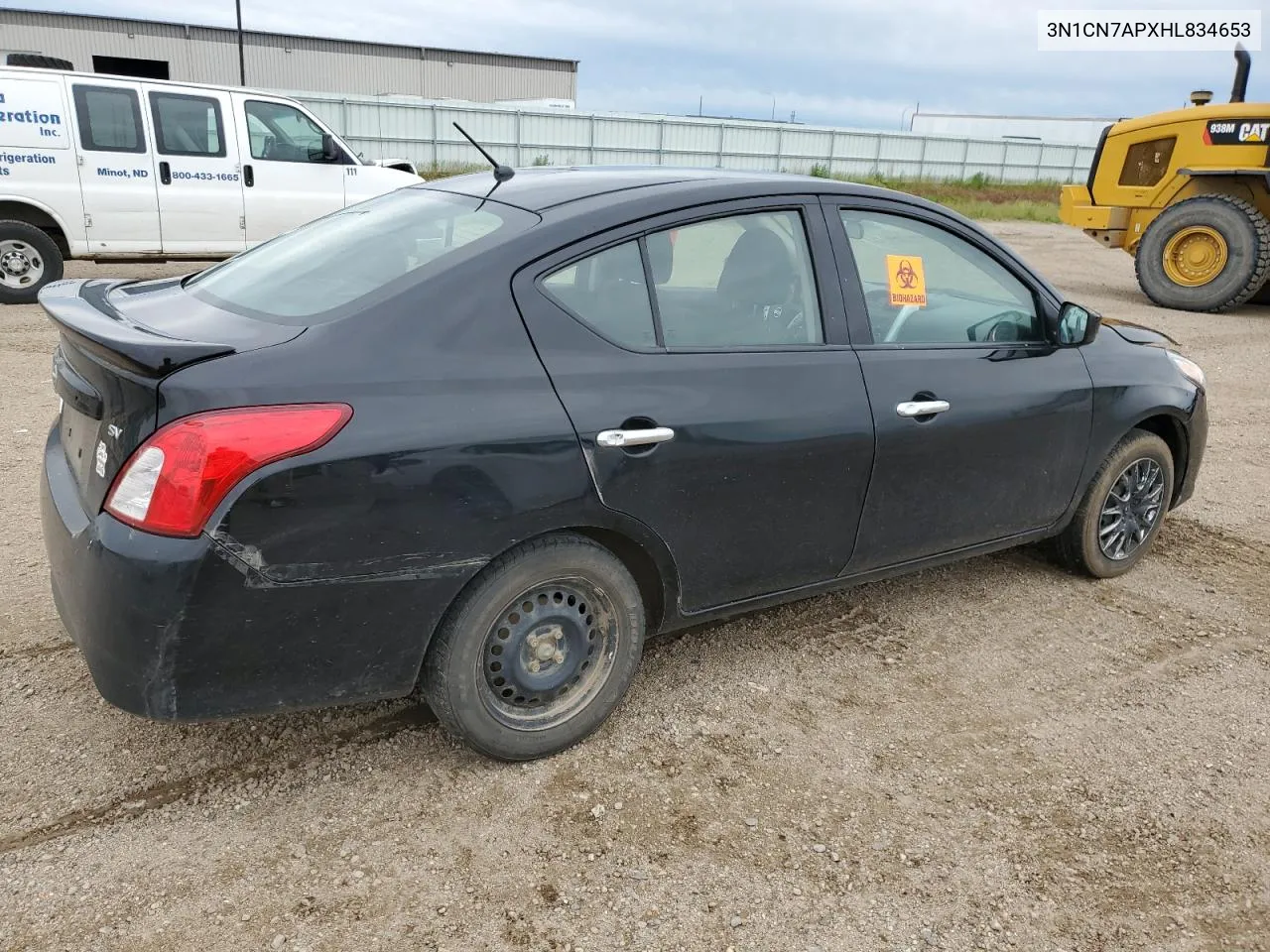 3N1CN7APXHL834653 2017 Nissan Versa S