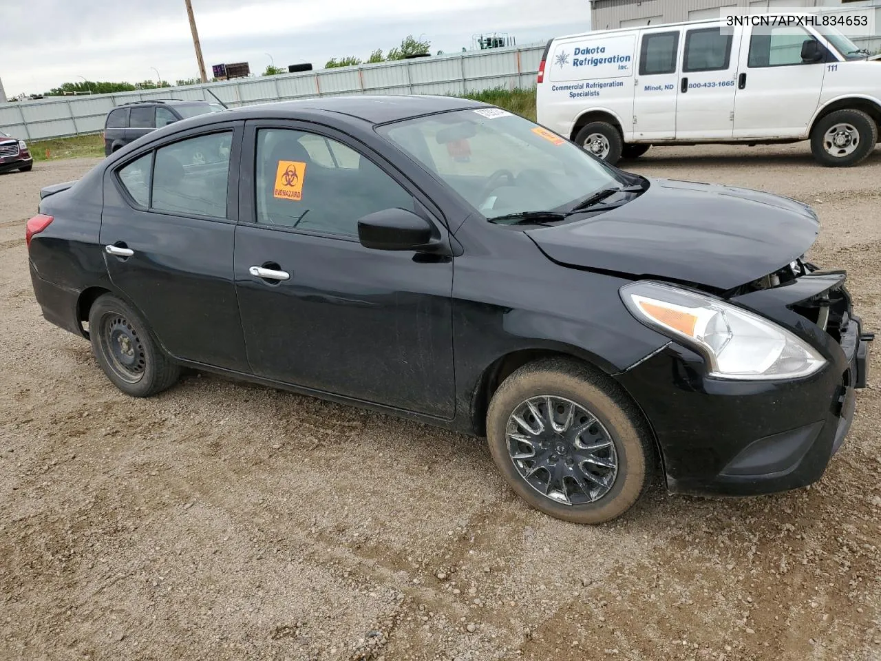 3N1CN7APXHL834653 2017 Nissan Versa S