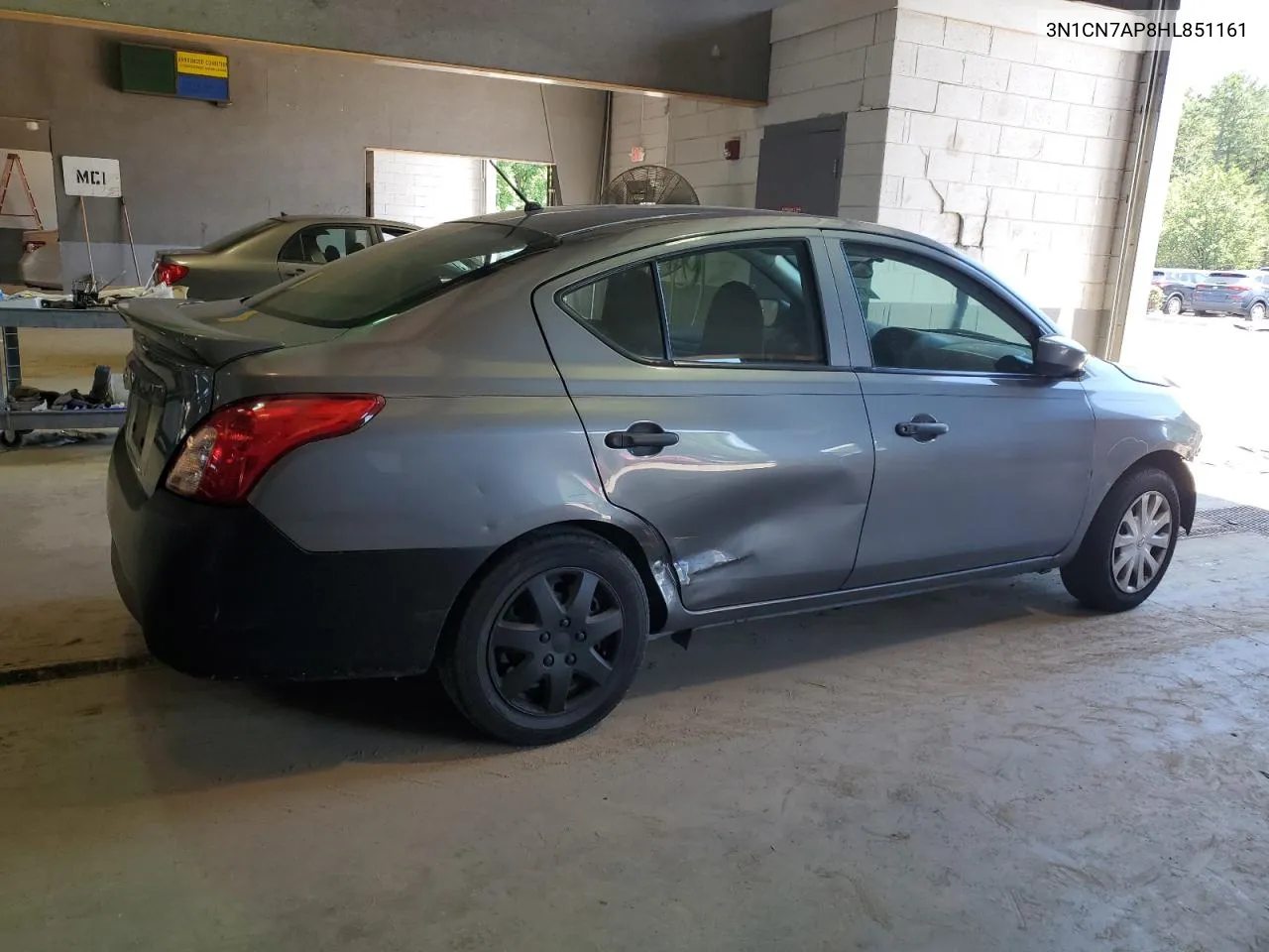 2017 Nissan Versa S VIN: 3N1CN7AP8HL851161 Lot: 57494224