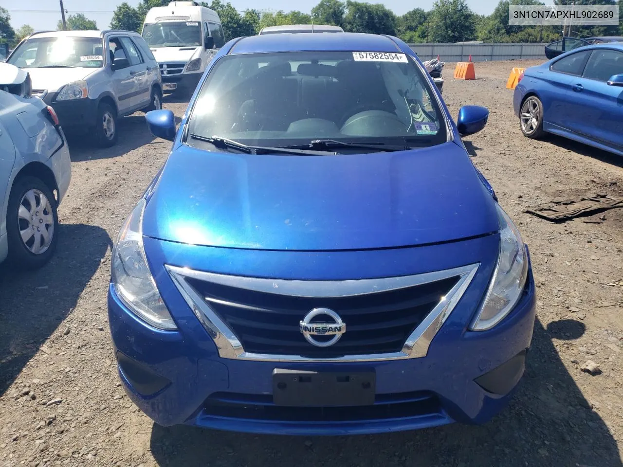 3N1CN7APXHL902689 2017 Nissan Versa S