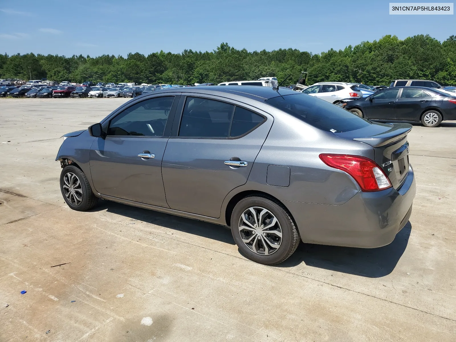 2017 Nissan Versa S VIN: 3N1CN7AP5HL843423 Lot: 58510224