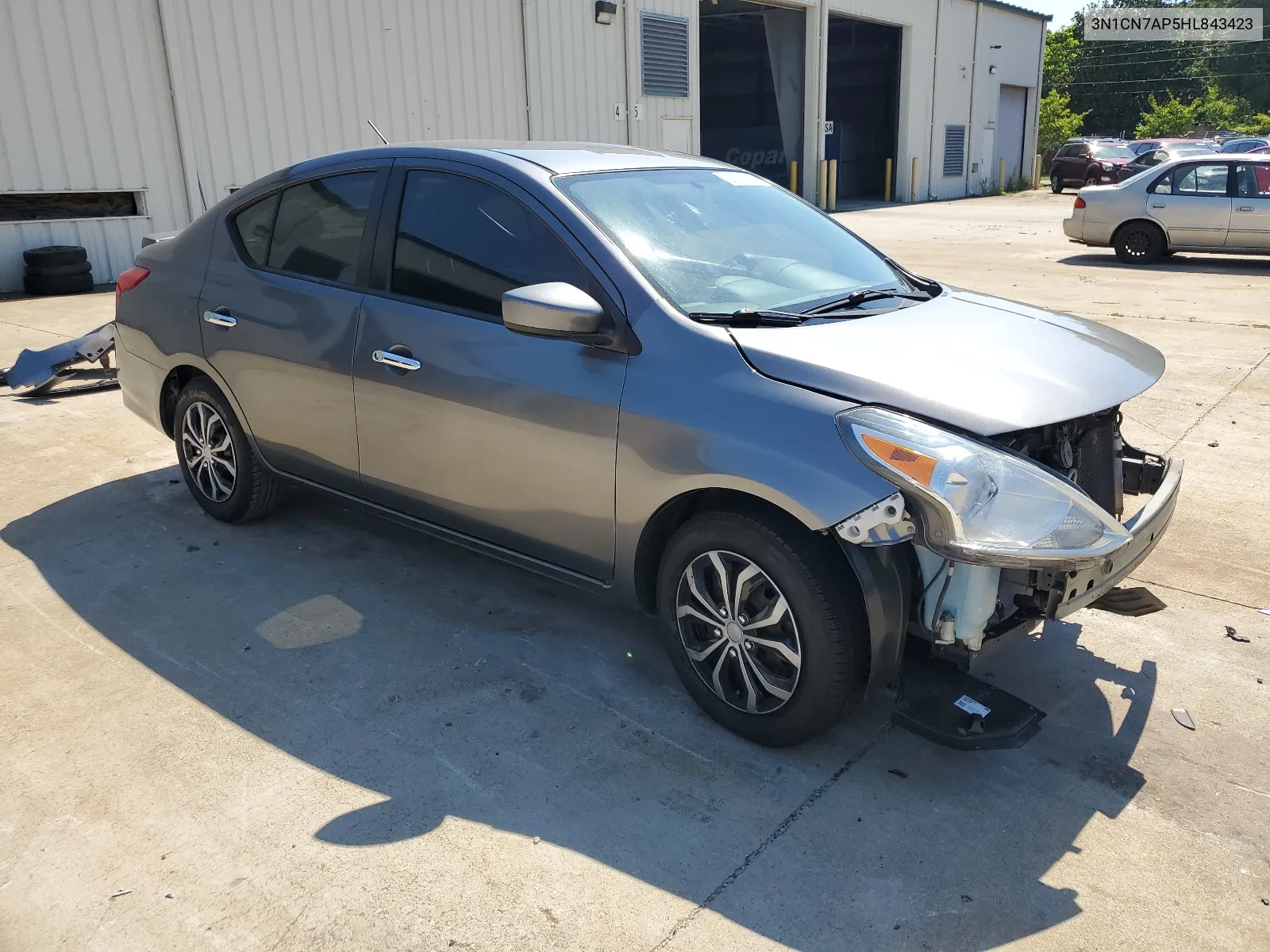 2017 Nissan Versa S VIN: 3N1CN7AP5HL843423 Lot: 58510224