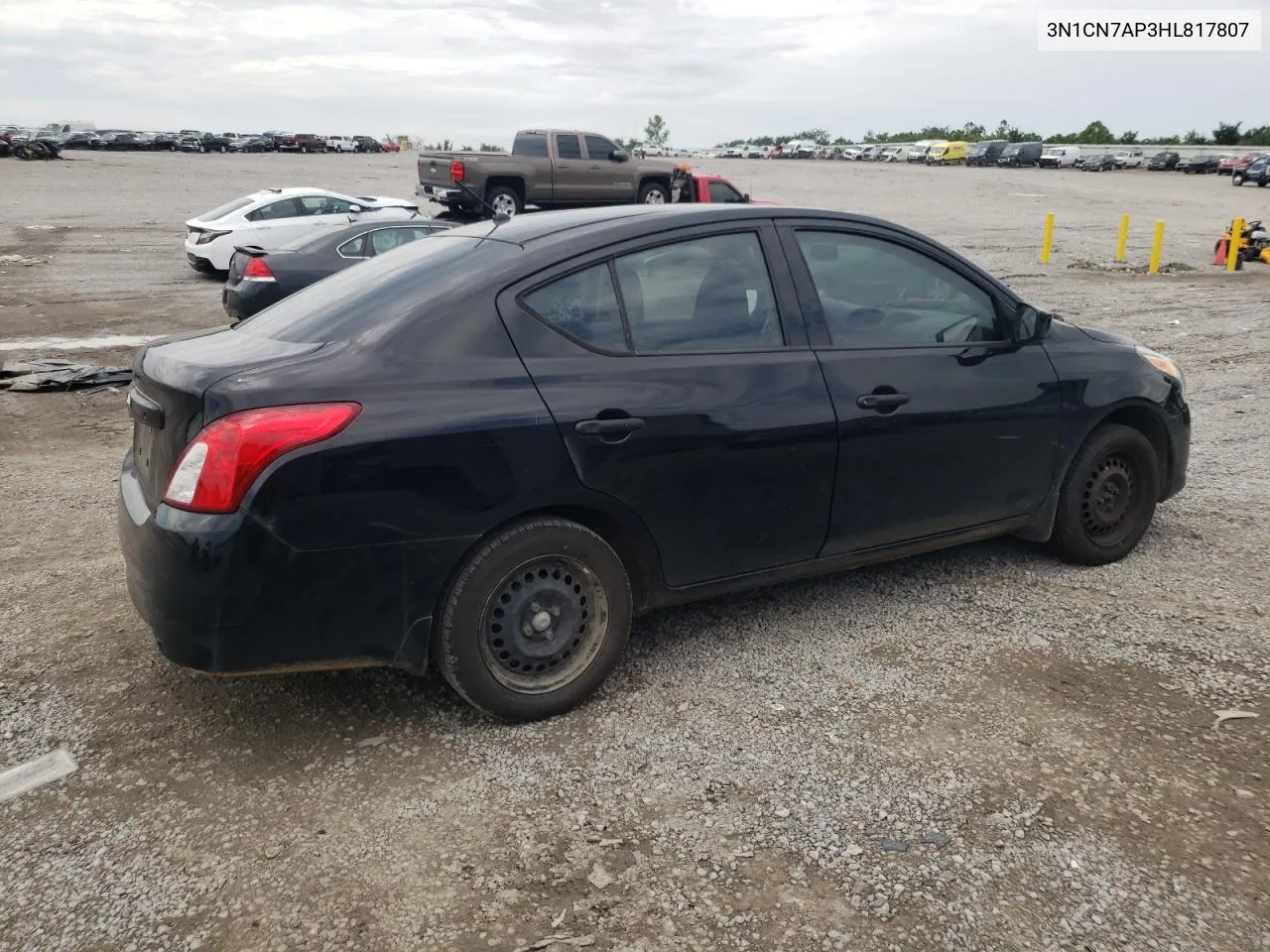 2017 Nissan Versa S VIN: 3N1CN7AP3HL817807 Lot: 60729404