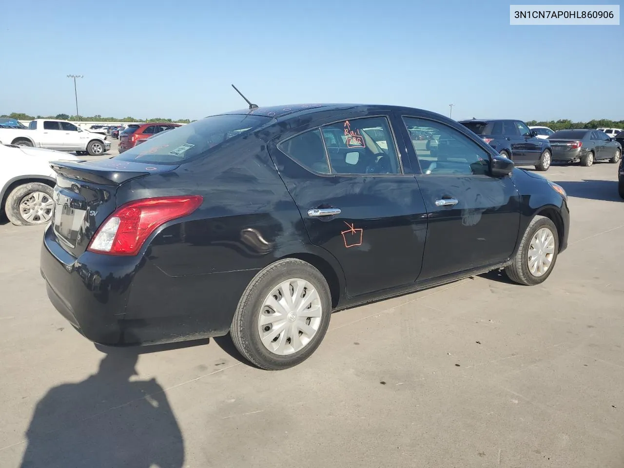 3N1CN7AP0HL860906 2017 Nissan Versa S