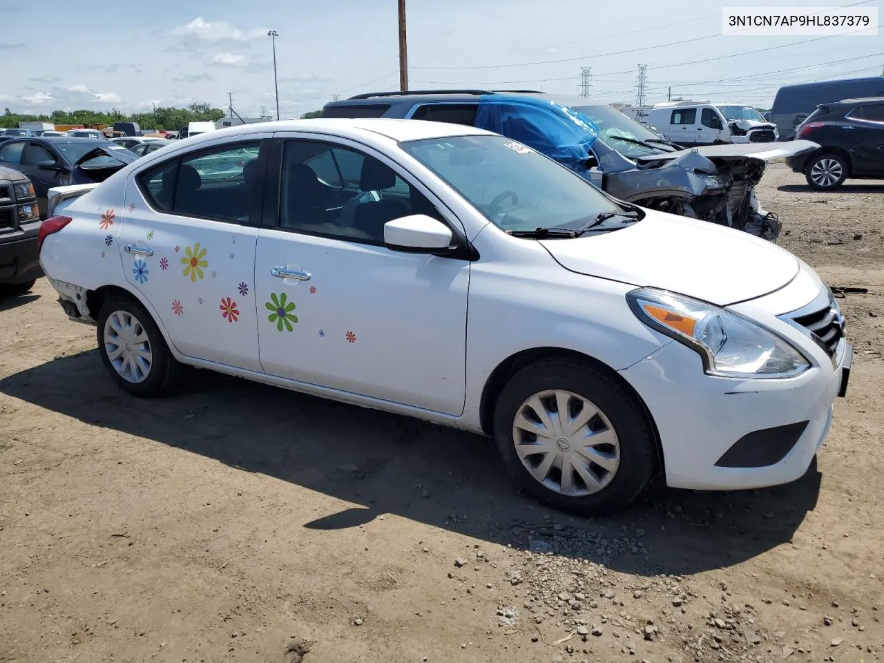 2017 Nissan Versa S VIN: 3N1CN7AP9HL837379 Lot: 63354364