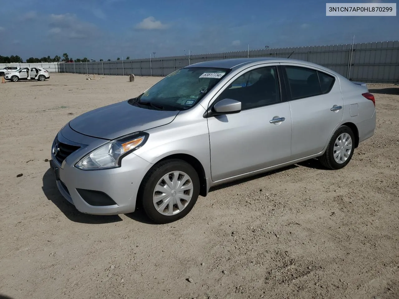 3N1CN7AP0HL870299 2017 Nissan Versa S