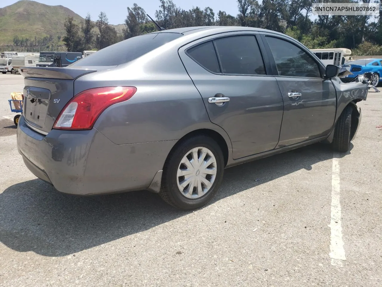 2017 Nissan Versa S VIN: 3N1CN7AP5HL807862 Lot: 64116794