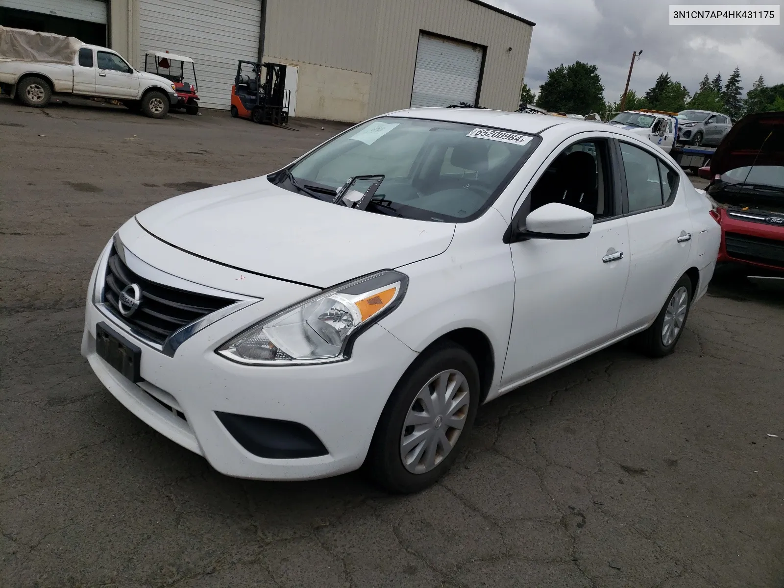 2017 Nissan Versa S VIN: 3N1CN7AP4HK431175 Lot: 65200984