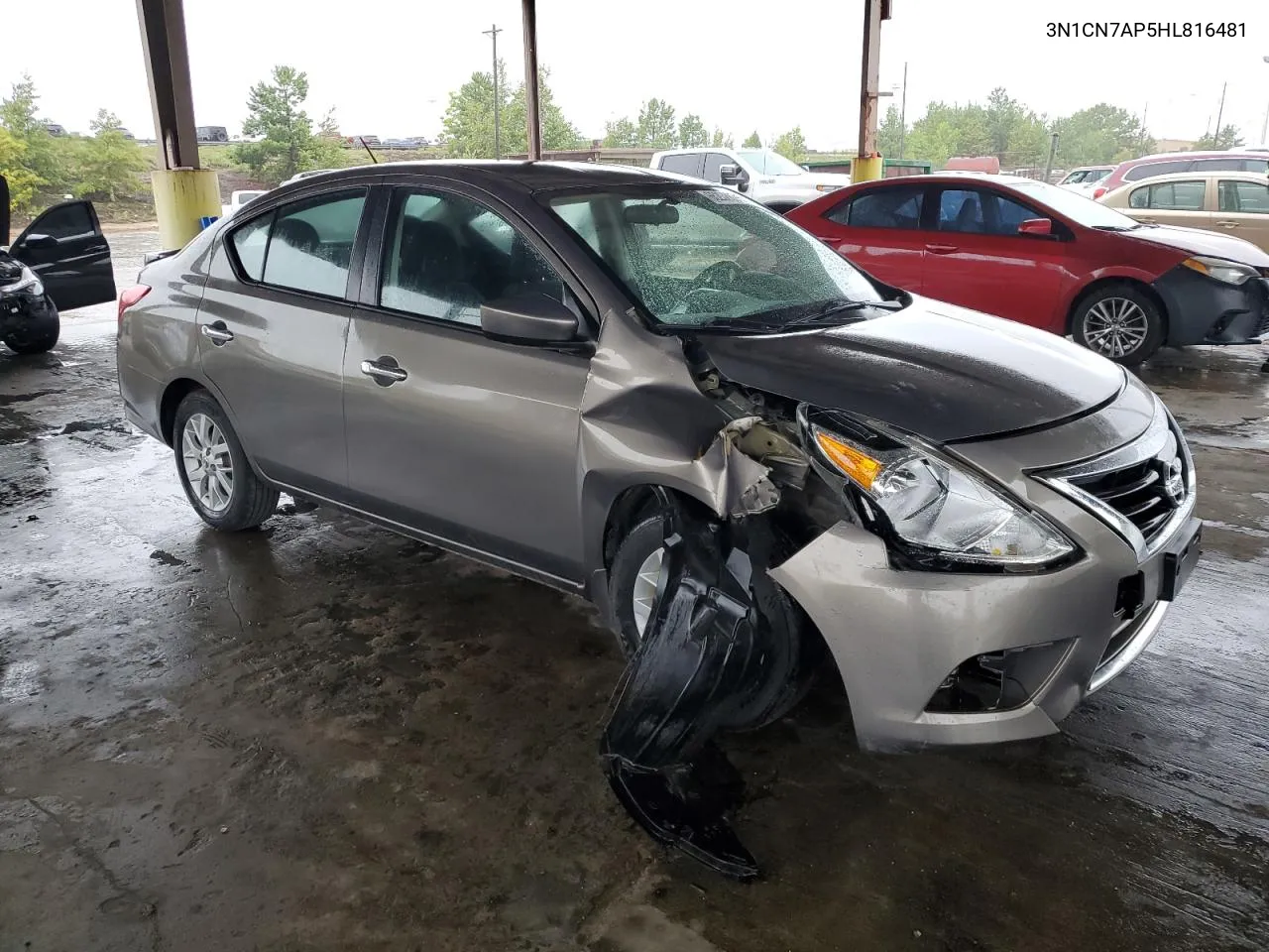 2017 Nissan Versa S VIN: 3N1CN7AP5HL816481 Lot: 65252824