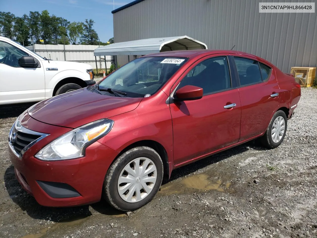 2017 Nissan Versa S VIN: 3N1CN7AP9HL866428 Lot: 65392164