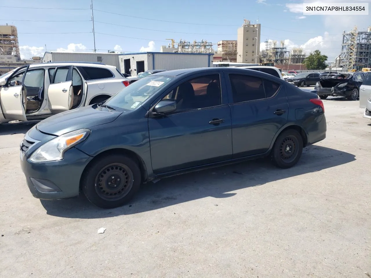 2017 Nissan Versa S VIN: 3N1CN7AP8HL834554 Lot: 65600314