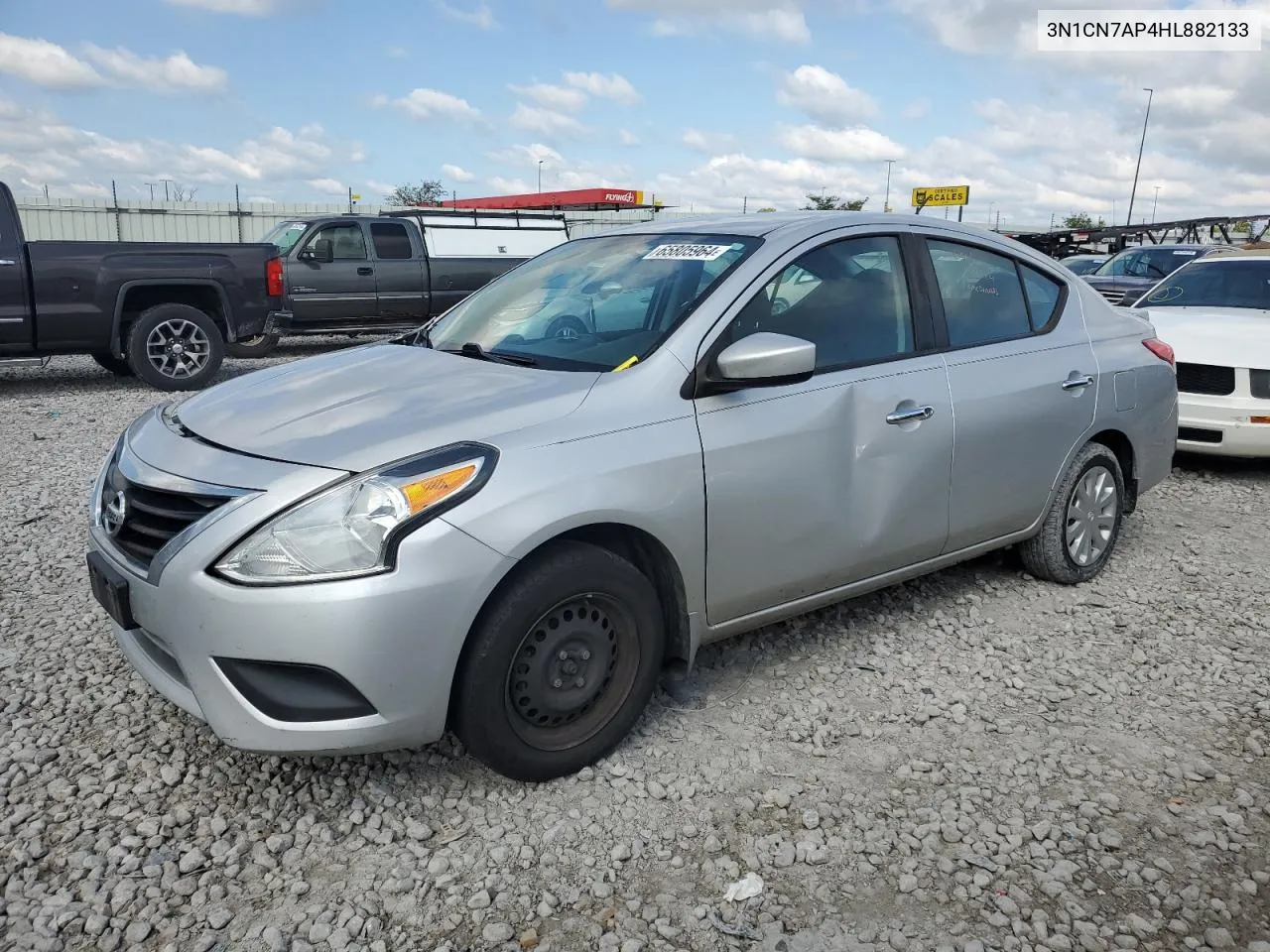 2017 Nissan Versa S VIN: 3N1CN7AP4HL882133 Lot: 65805964