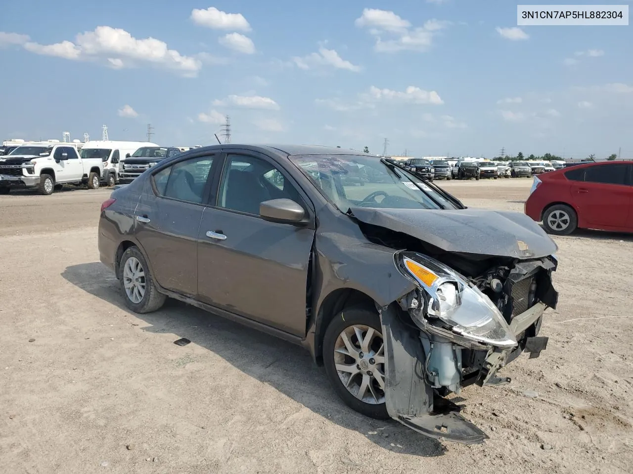 2017 Nissan Versa S VIN: 3N1CN7AP5HL882304 Lot: 65865064