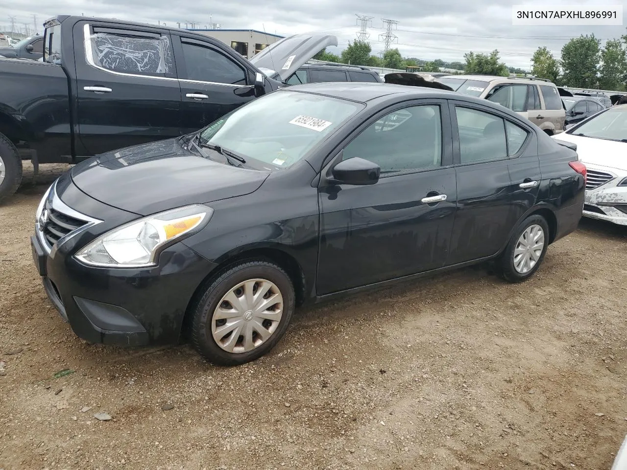 2017 Nissan Versa S VIN: 3N1CN7APXHL896991 Lot: 65921984